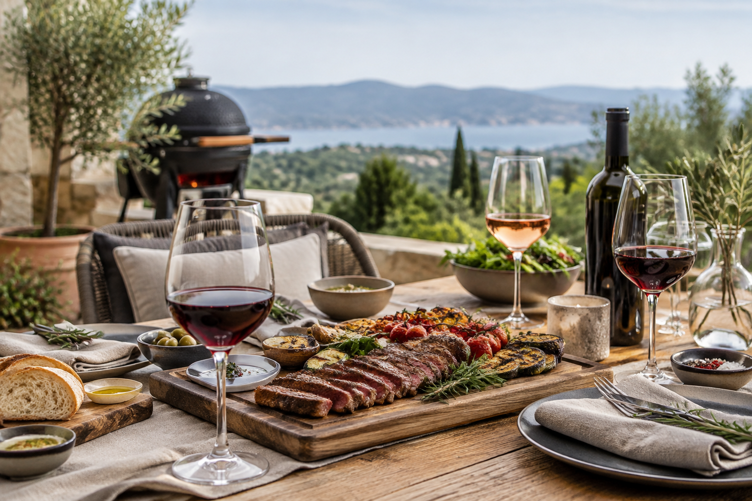 Ce vin merge la grătar în funcție de carne, legume și sosuri