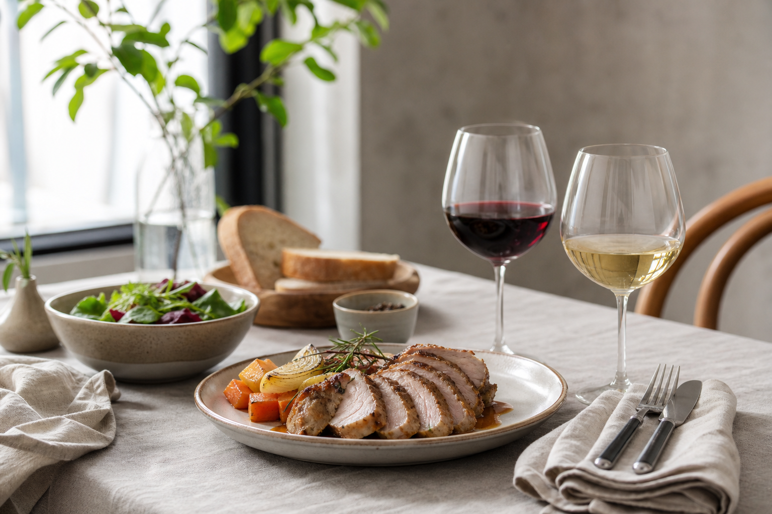 Ce vin merge la porc și cum alegi sticla potrivită pentru fiecare preparat
