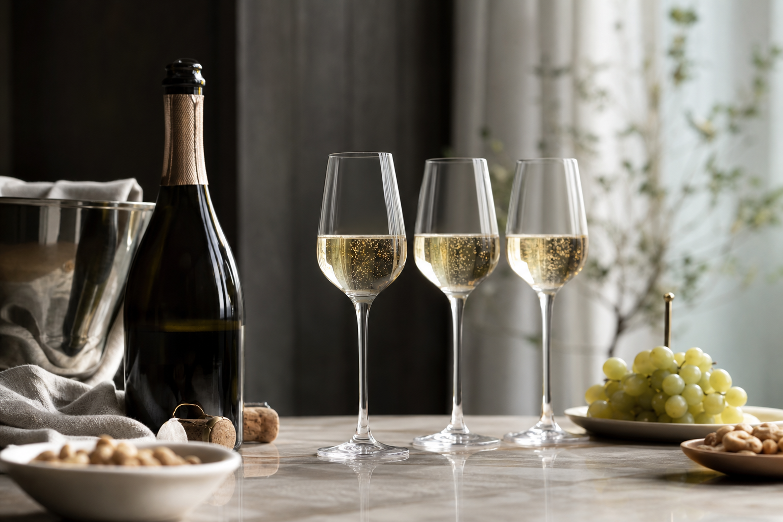 Champagne vs Prosecco vs Cava diferențe pe care le simți în pahar