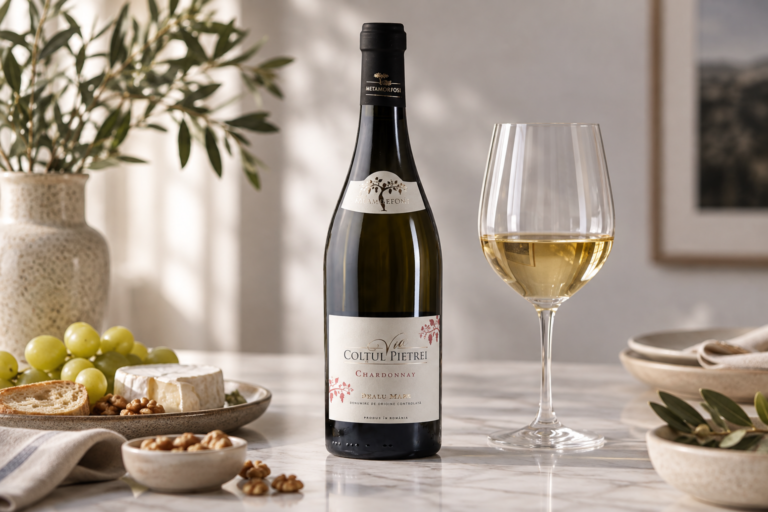 Cum alegi și servești Coltul Pietrei Chardonnay din Dealu Mare