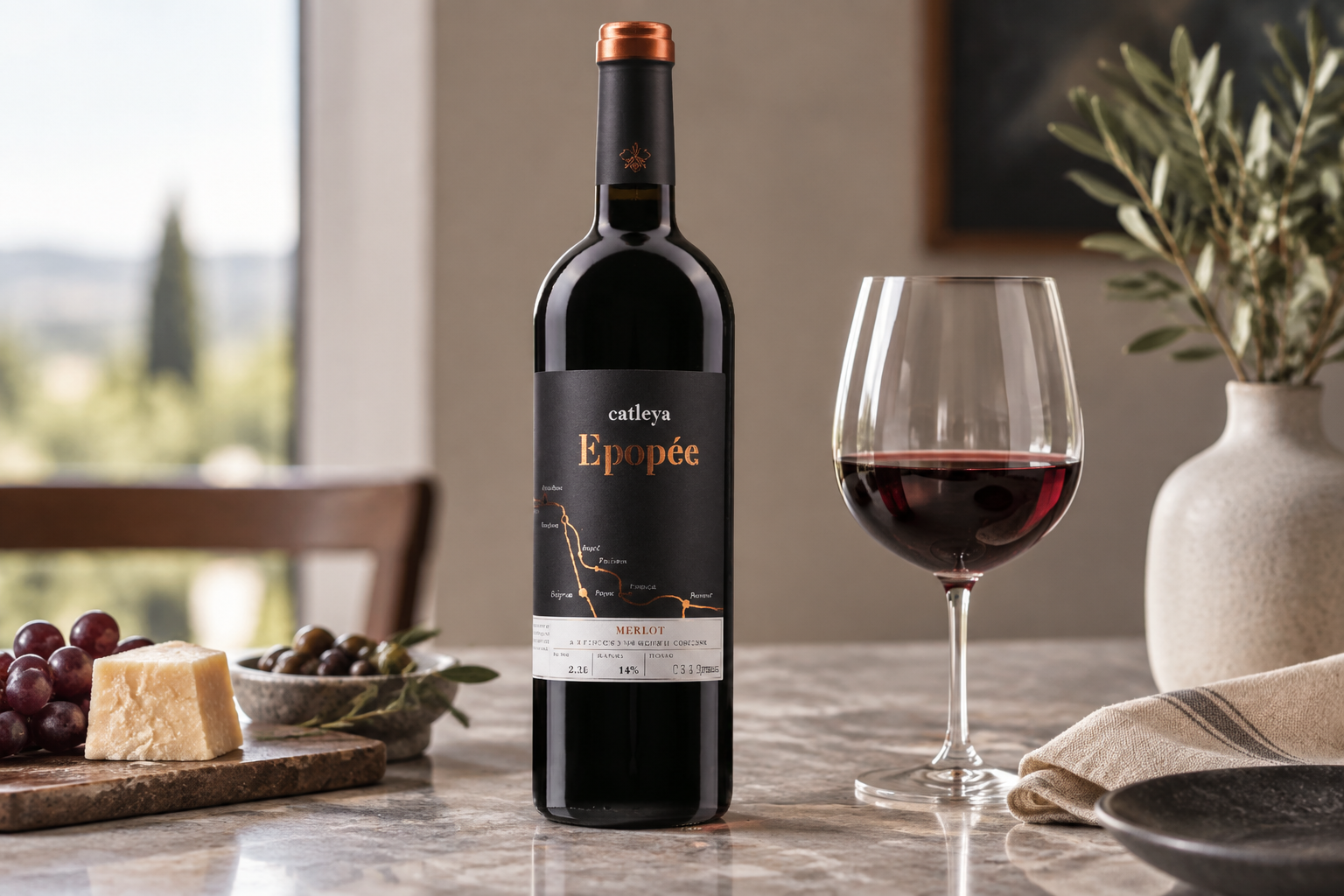 Cum alegi și servești un Syrah din Oltenia cu Catleya Epopee Roșu 2015